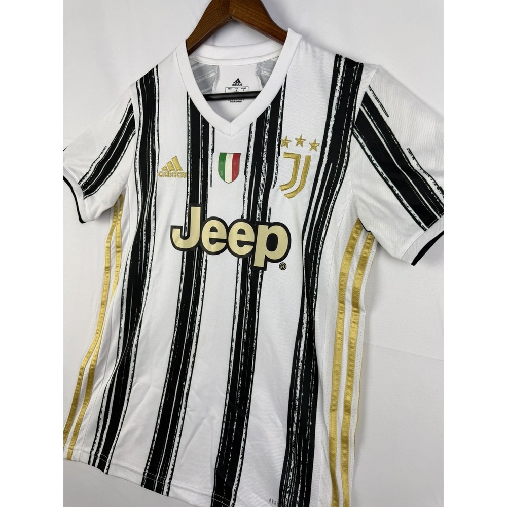 JUVENTUS ADIDAS 2020/2021 FOOTBALL SOCCER HOME JERSEY #7 RONALDO SIZE S EI9894 - Picture 3 of 16